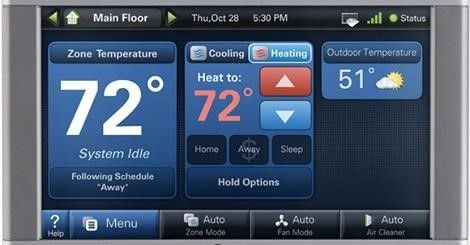 Trane XL824 Wi-Fi Thermostat Features The Trane XL824 thermostat monitors indoor and outdoor temperatures, so you can adjust your system to be energy-efficient, but it also tells you when it’s time to change a filter or schedule routine maintenance.  Benefits With the Trane XL824 you get a versatile Wi-Fi thermostat that lets you control your home's heating and cooling system from your smartphone, tablet, or PC. Its full-color touch screen is easy on the eyes, and makes setup and scheduling quick and painless.