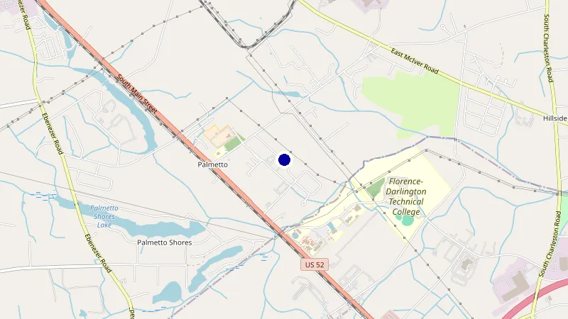 Map of our Florence, SC shop. Opens Google Maps.